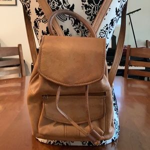 Brown Fossil Backpack